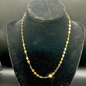 Elegant Gold Coin Necklace